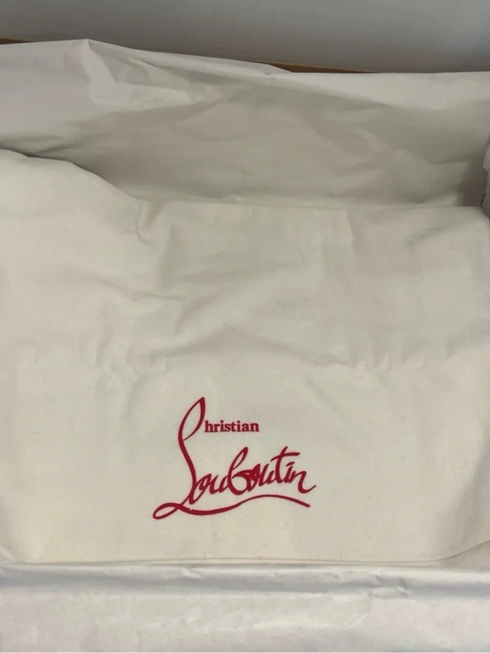 Christian Louboutin White Leather Studded Satchel